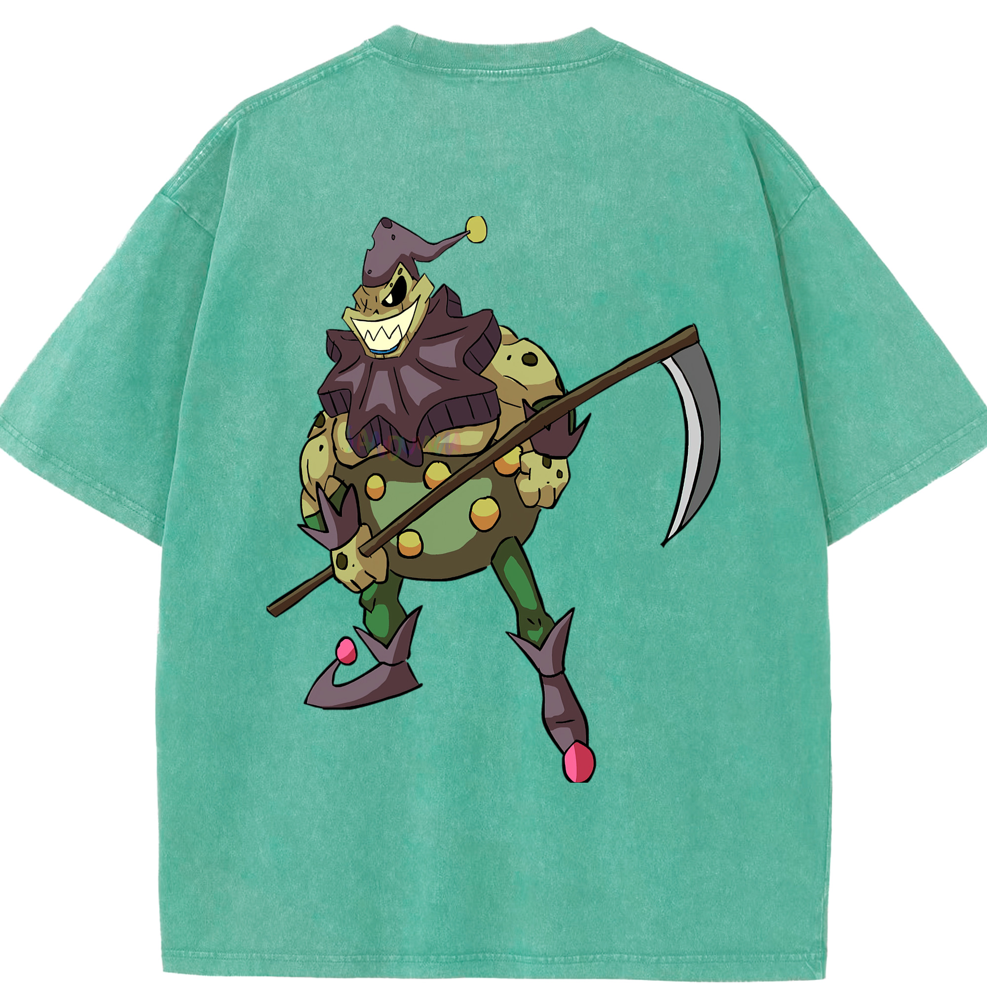 （画像用） 遊☆戯☆王 Yu-Gi-Oh! 綿100% ヴィンテージ風 半袖Tシャツ（背面プリント）